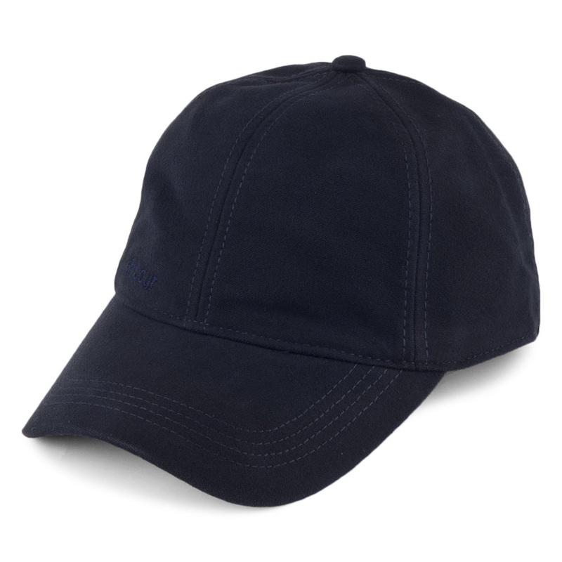 Barbour Hats Moleskin Baseball Cap – Navy Blue Adjustable