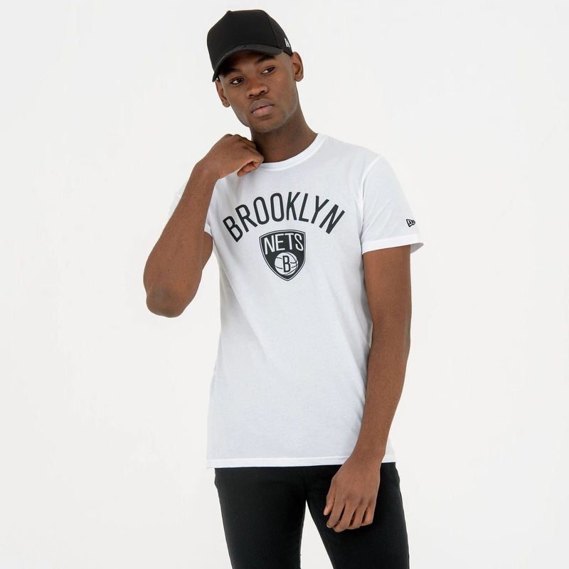 Brooklyn Nets NBA Regular White T-Shirt XS