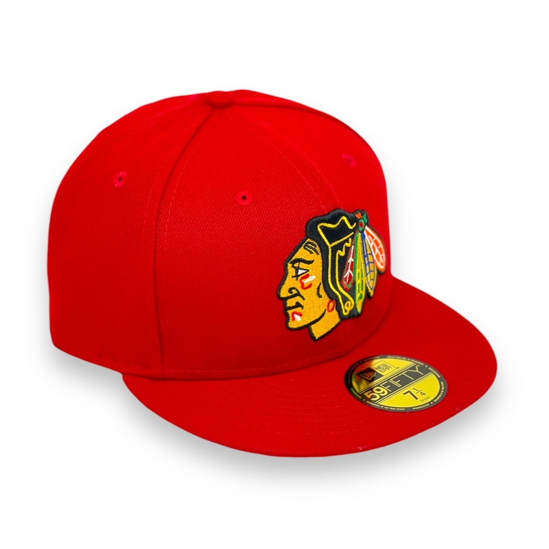 CHICAGO BLACKHAWKS (RED) NEW ERA 59FIFTY FITTED 67/8