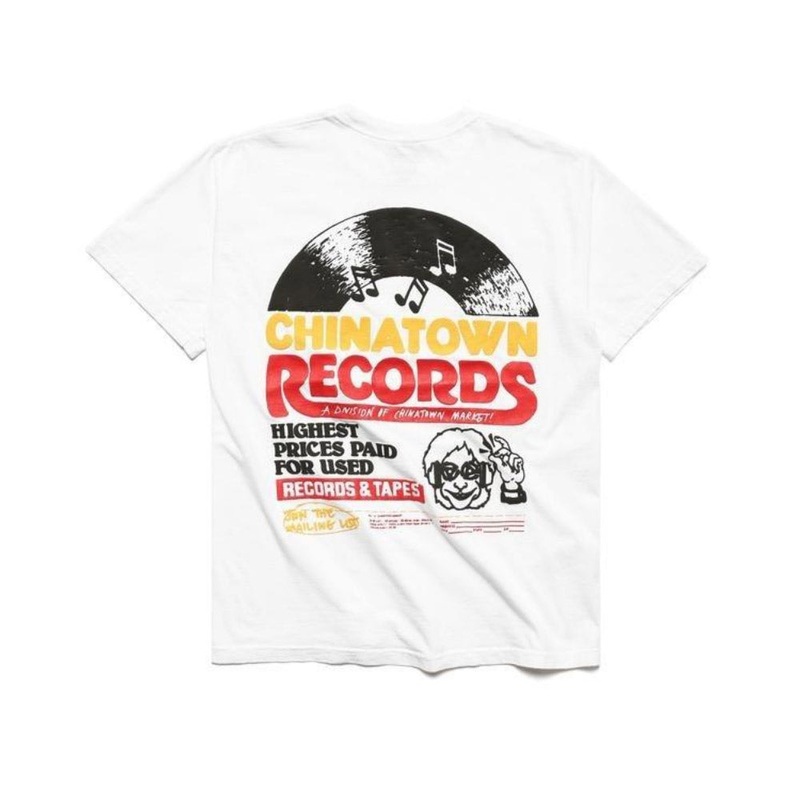 Chinatown Market CHINATOWN RECORDS T-SHIRT (White) m