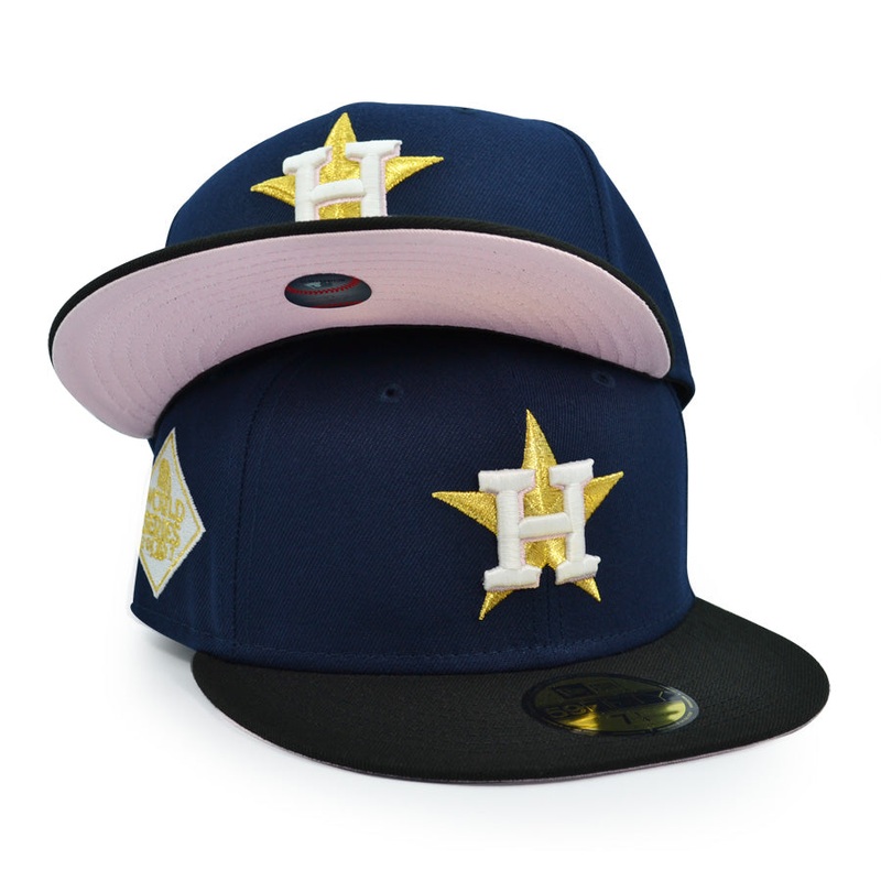 Houston Astros 2017 WORLD SERIES Exclusive New Era 59Fifty Fitted Hat – Navy/Black 6 7/8