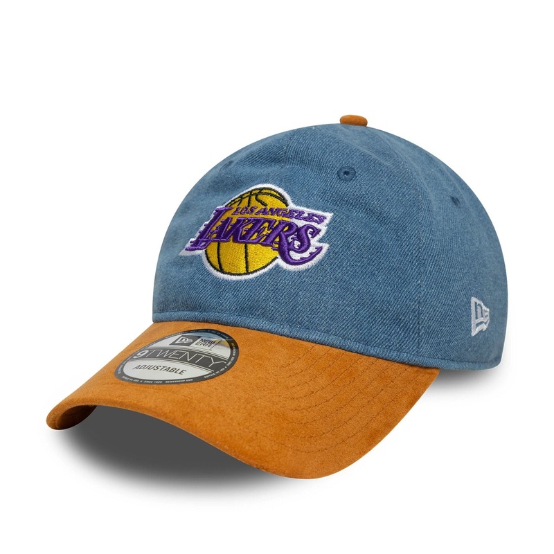 LA Lakers NBA Denim Navy 9TWENTY Adjustable Cap OSFM