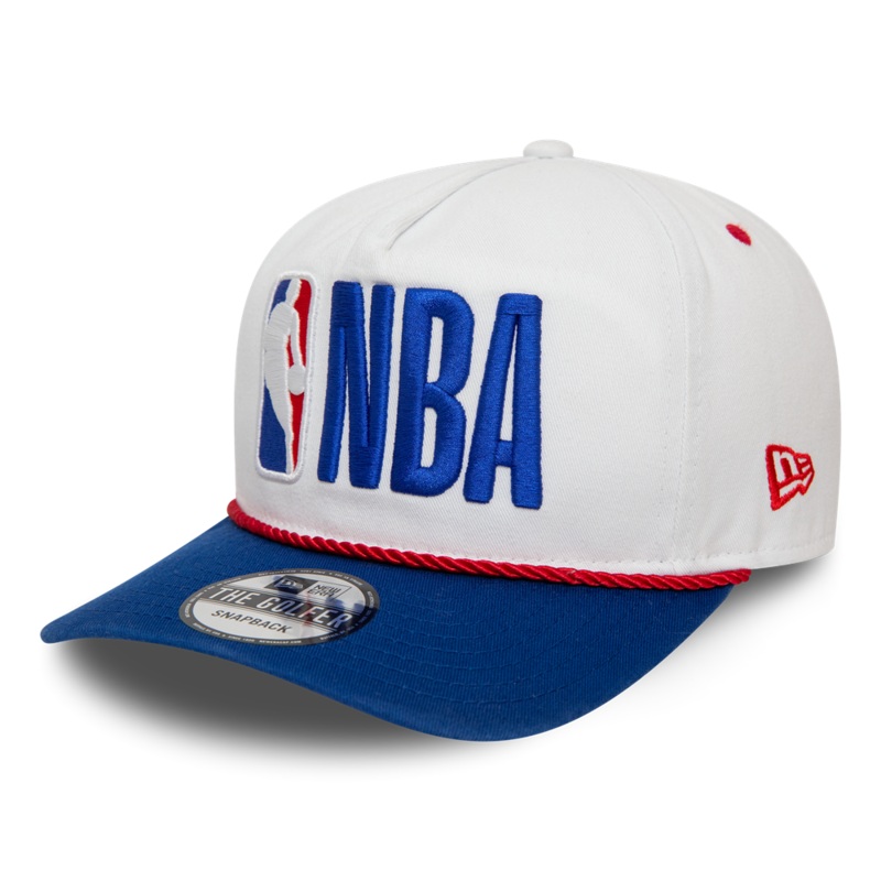 NBA Logo Golfer Washed NBA White/Royal Cap S-M