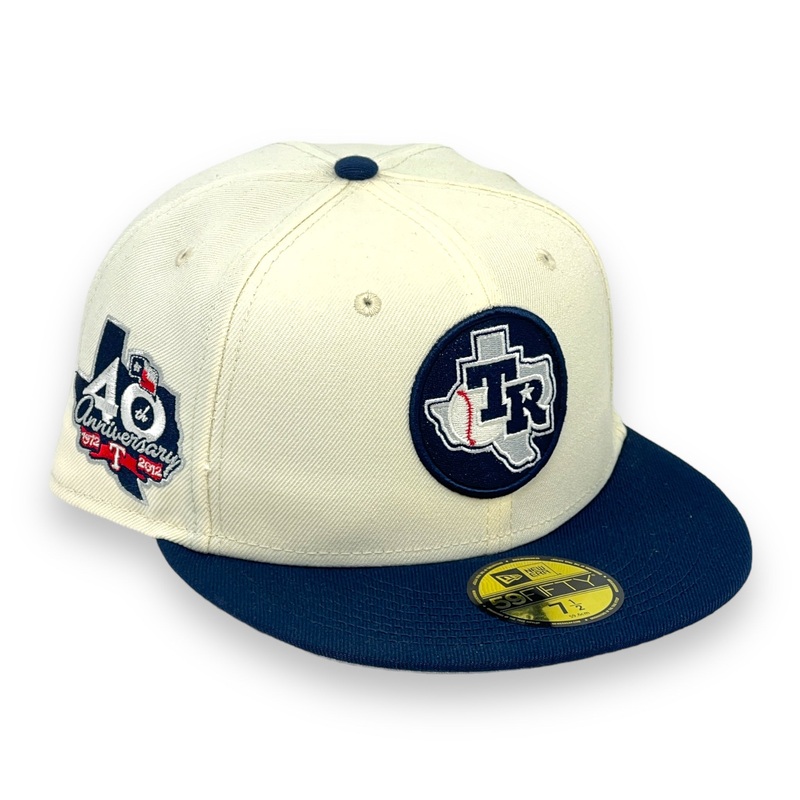 TEXAS RANGERS (OFF-WHITE) (40TH ANN) NEW ERA 59FIFTY FITTED 67/8