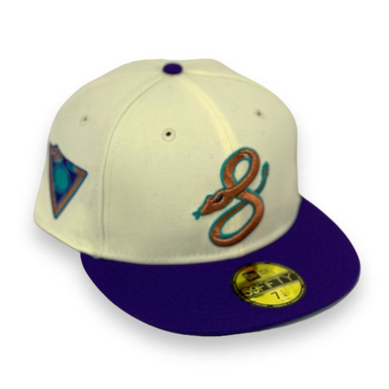 ARIZONA DIAMONDBACKS (OFF-WHITE) “CITY CONNECT” NEW ERA 59FIFTY FITTED (TEAL UNDER VISOR) 67/8
