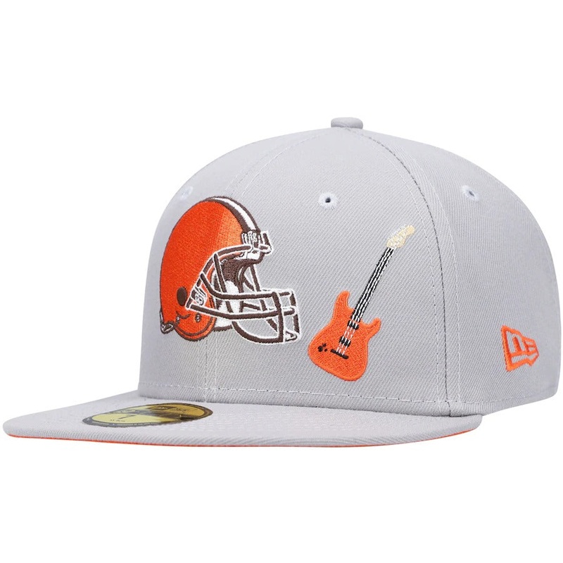 New Era Cleveland Browns Gray City Describe 59FIFTY Fitted Hat
