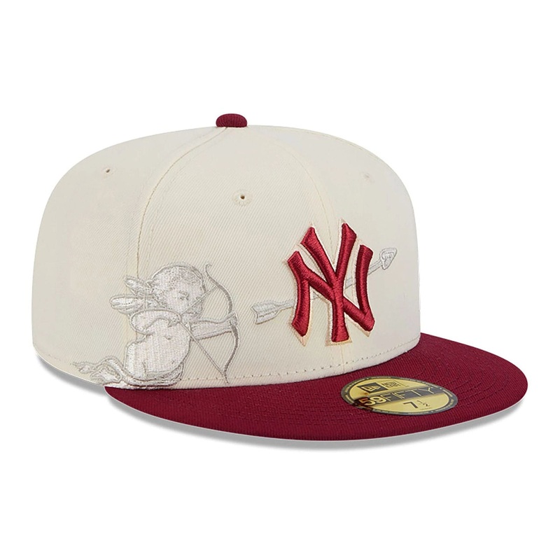 New York Yankees Cherub Chrome White 59FIFTY Fitted Cap 8