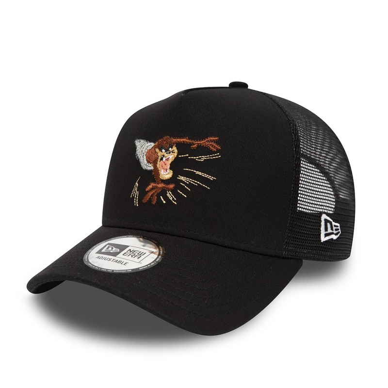 Tasmanian Devil Trucker Looney Tunes Black Cap One Size