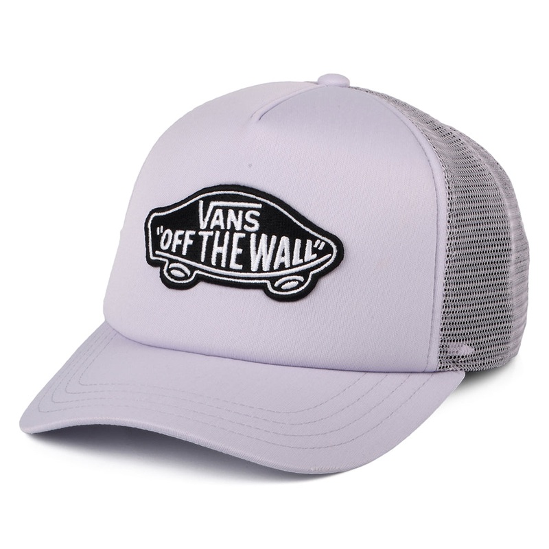 Vans Hats Classic Patch Curved Brim Trucker Cap – Lilac Adjustable