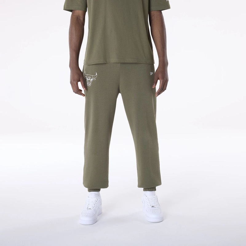Chicago Bulls NBA League Essential Green Fleece Joggers XS