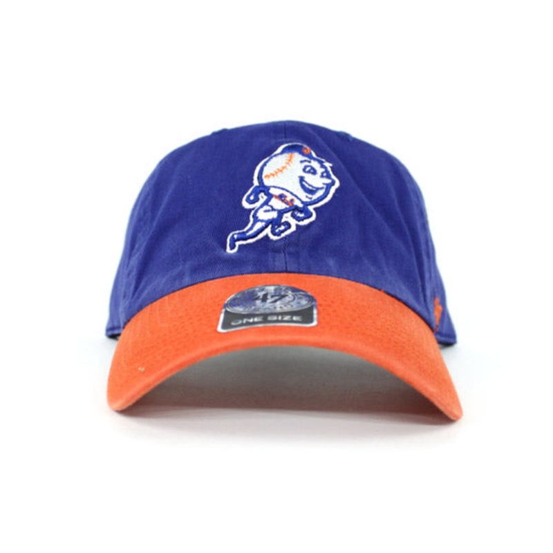 Mr Mets New York Mets 47 Brand Clean Up Dad Hats (Team Colors) One Size
