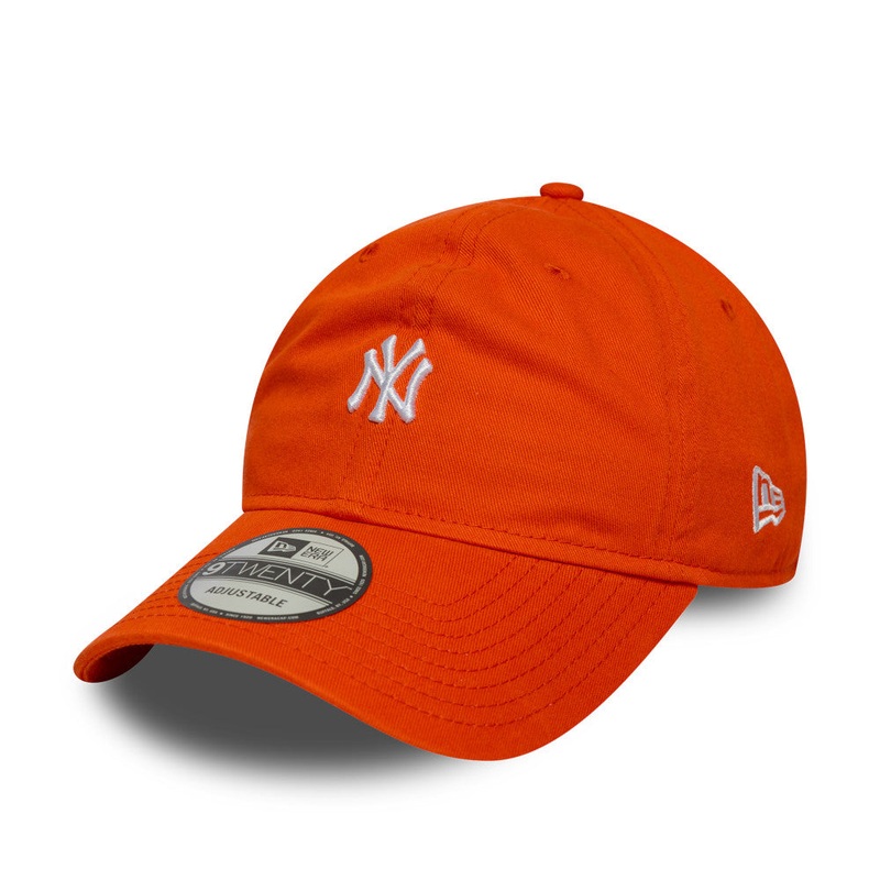 New York Yankees 9TWENTY MLB Mini Logo Washed Orange Cap One Size