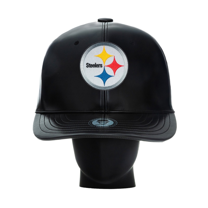 Pittsburgh Steelers “Chrome Dome” Noggins Black “Chrome Dome” (S/M)