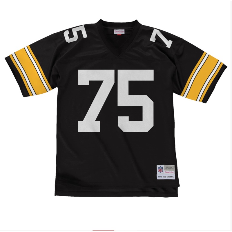 PITTSBURGH STEELERS Joe Greene # 75 Mitchell and Ness Jersey m