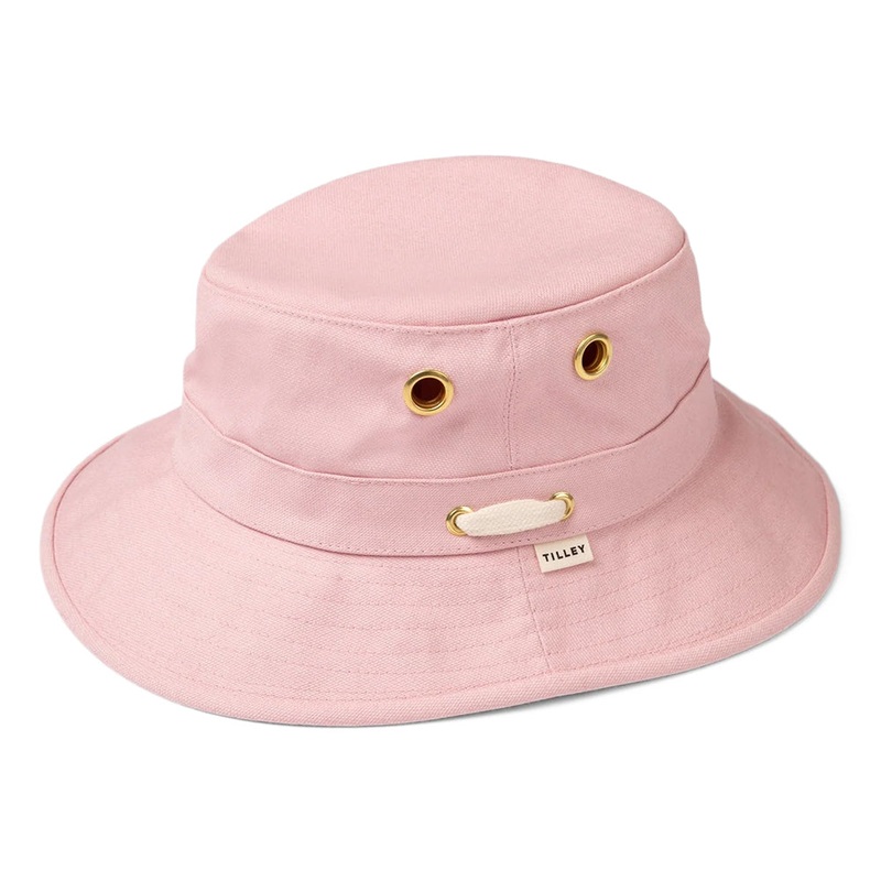 Tilley Hats Iconic T1 Cotton Duck Bucket Hat – Light Pink 7