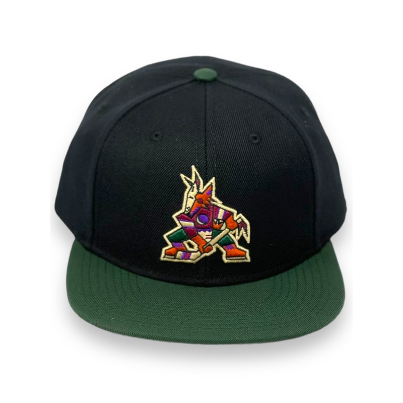 AMERICAN NEEDLE  PHOENIX COYOTES (BLACK/GREEN) SNAPBACK