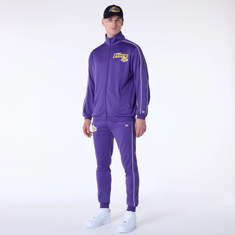 LA Lakers NBA Poly Track Set Purple Track Suit XS