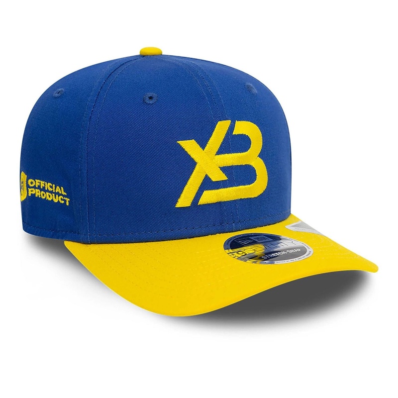 XB FC Kings League Draft Blue 9SEVENTY Stretch Snap Adjustable Cap OSFM