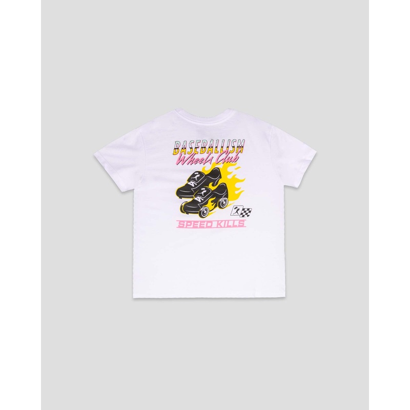 Speed Kills T-Shirt (White) – Youth Youth Small