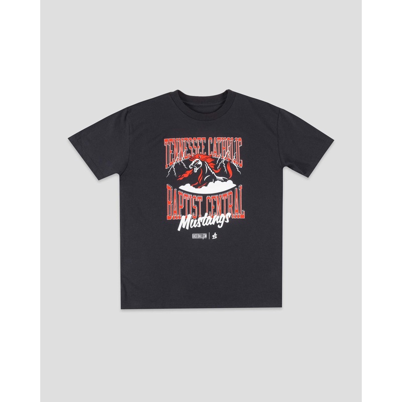 Tennessee Catholic Baptist Central Youth (Black) – Baseballism x Austin Schultz Youth Small