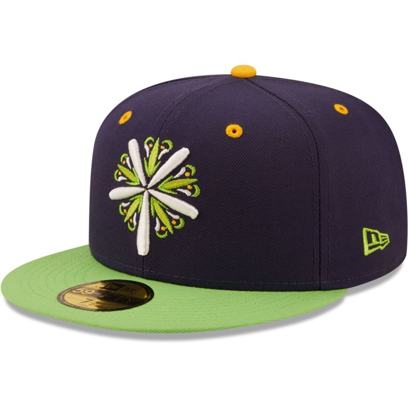 New Era Navy Cinco Estaciones de Cedar Rapids Copa De La Diversion 59FIFTY Fitted Hat