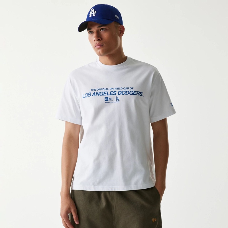 LA Dodgers MLB Uncle Sam White T-Shirt XS