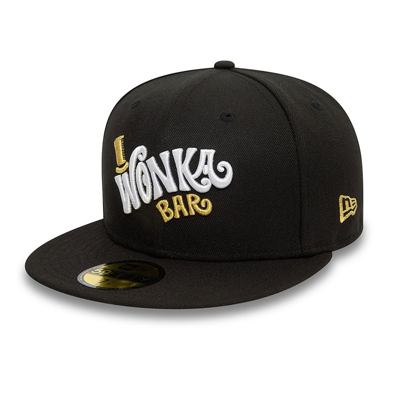 Willy Wonka 59FIFTY Wonka Bar Black Cap 7