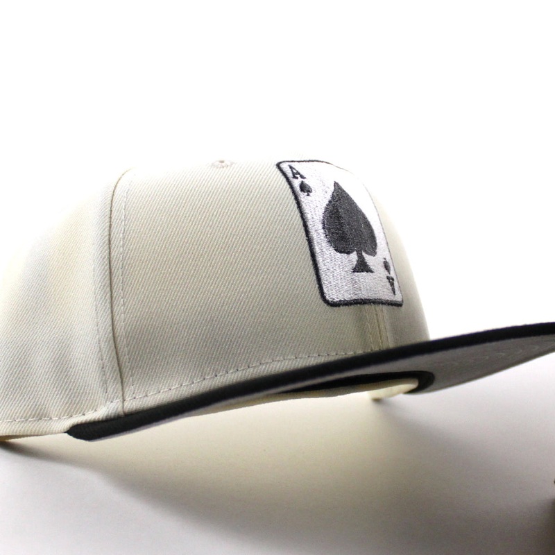 Ace of Spade Ace patch New Era 9Fifty (Chrome White Black Gray Under Brim) 6 7/8
