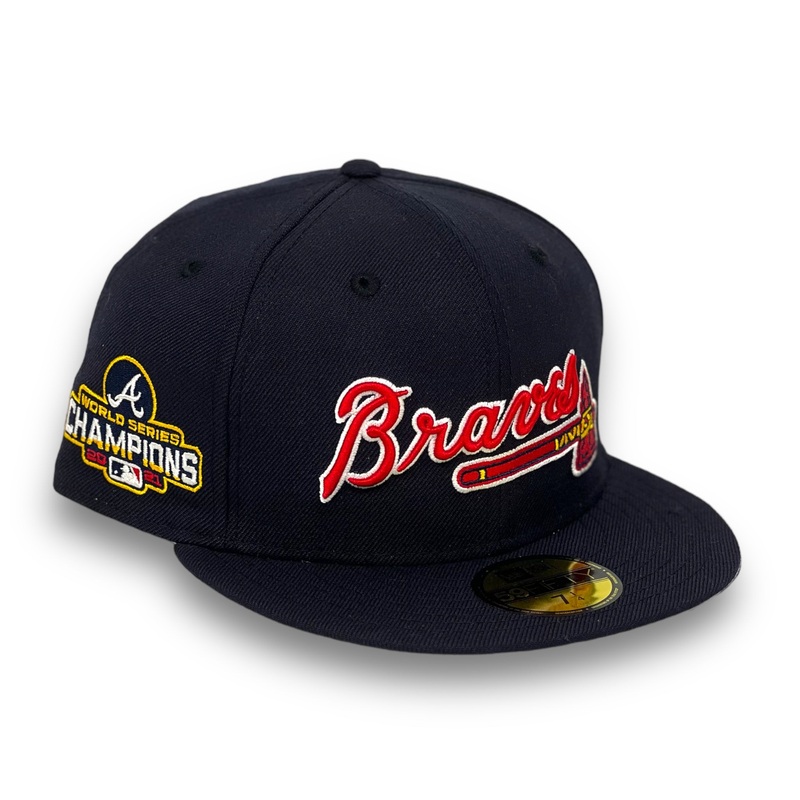 ATLANTA BRAVES (NAVY) (2021 WORLDSERIES) NEW ERA 59FIFTY FITTED 67/8