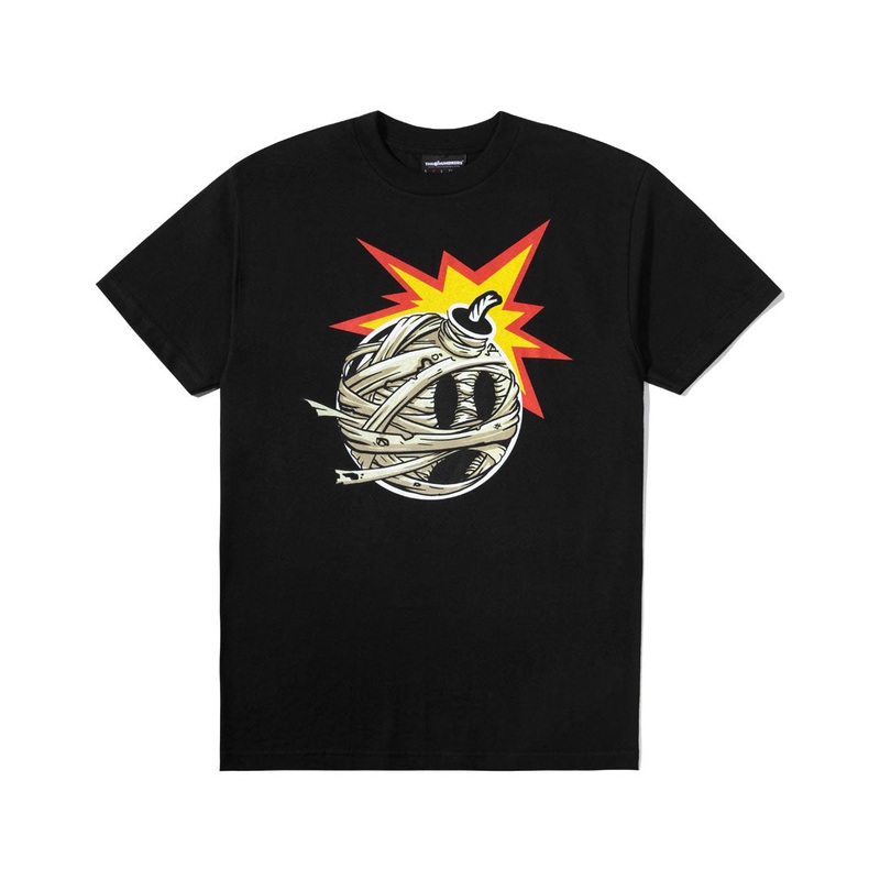 THE HUNDREDS x BLUE THE GREAT Mummified Adam T-Shirt (Black) m