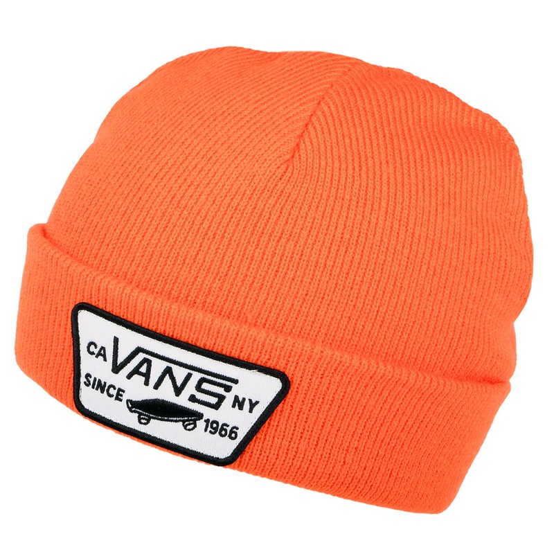 Vans Hats Kids Milford Beanie Hat – Orange Kids – 1-Size