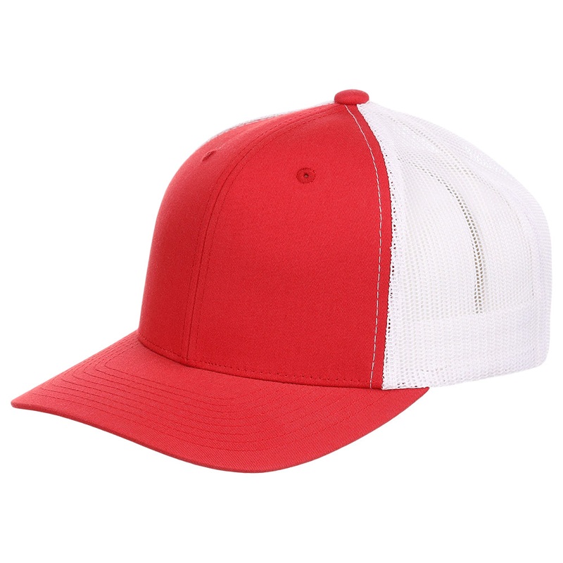 YP Classics Fan Trucker  – Red/White Adjustable