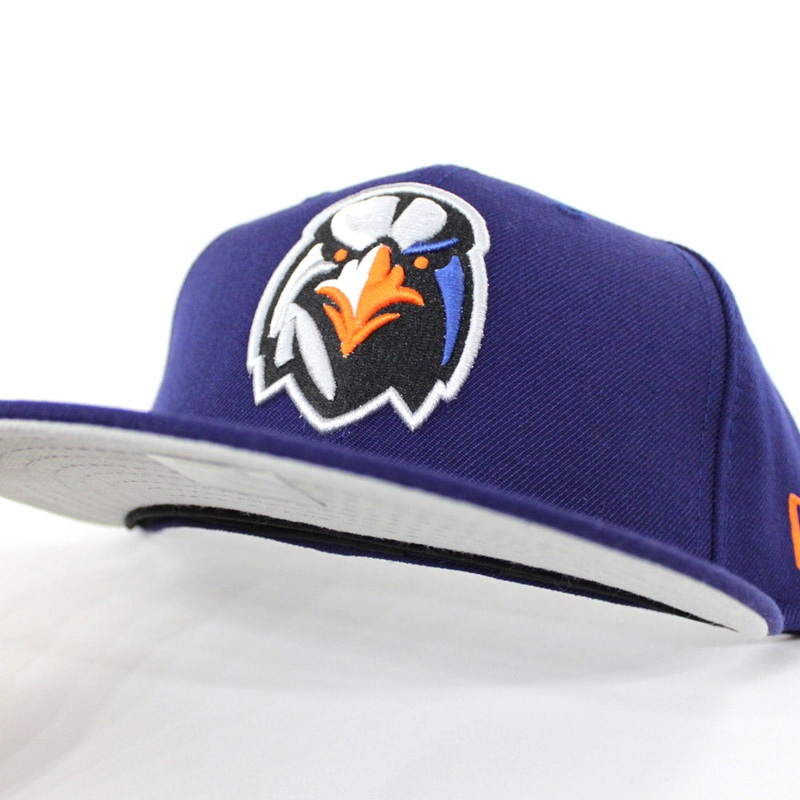 Aberdeen IronBirds New Era 59Fifty Fitted Hat (Blue Gray Under Brim) 7