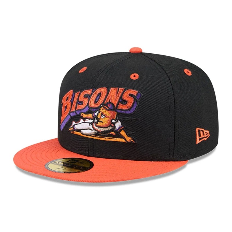 Buffalo Bisons MiLB Theme Nights 2025 Black 59FIFTY Fitted Cap 6 7/8