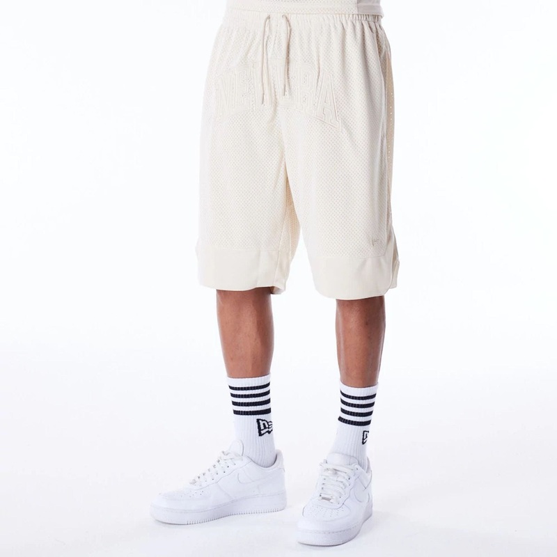 New Era Mesh Stone Oversized Shorts XS