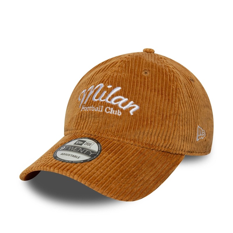 AC Milan Chunky Cord Light Brown 9TWENTY Adjustable Cap OSFM