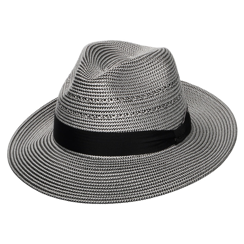 Bailey Hats Eli Fedora Hat – Black Mix S