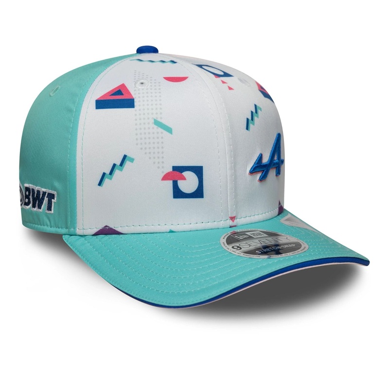 Alpine Racing Miami Race Special Multi 9SEVENTY Stretch Snap Adjustable Cap OSFM