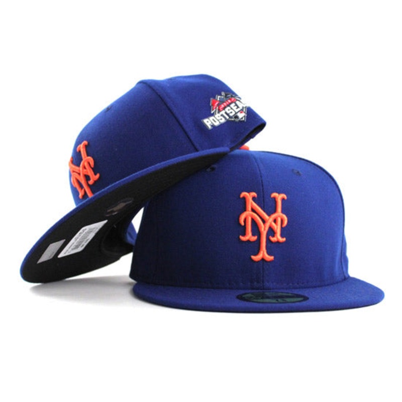 New York Mets 2015 Postseason New Era 59Fifty Fitted Hats (On-field) 8