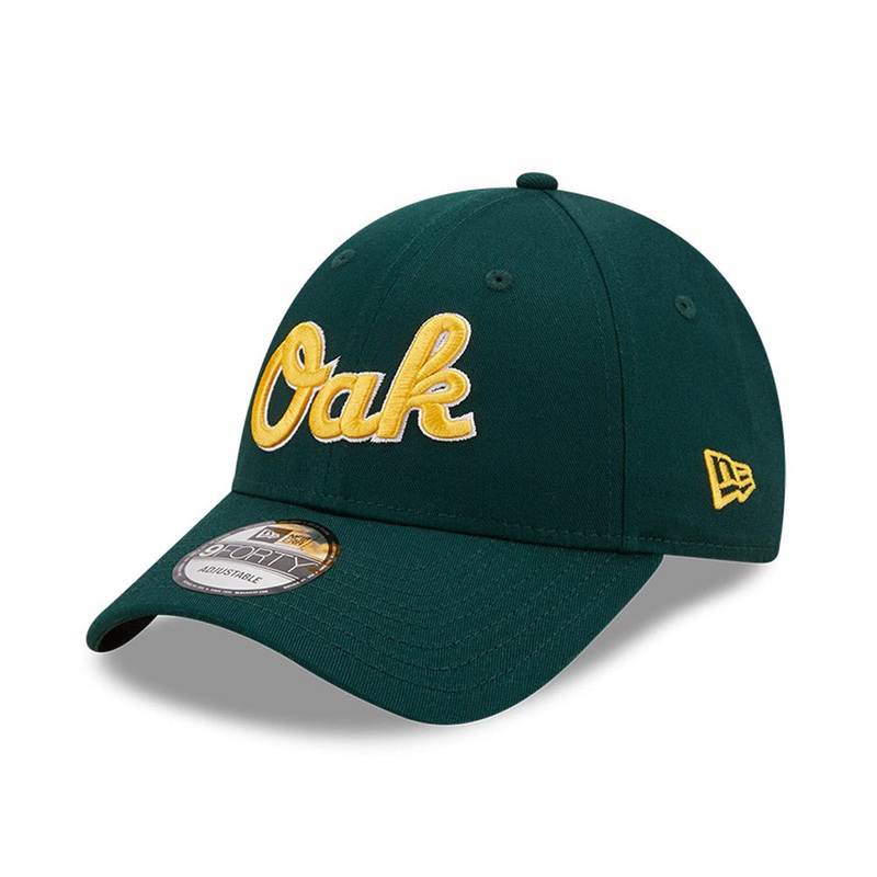 Oakland Athletics 9FORTY Alt Wordmark Green Cap One Size