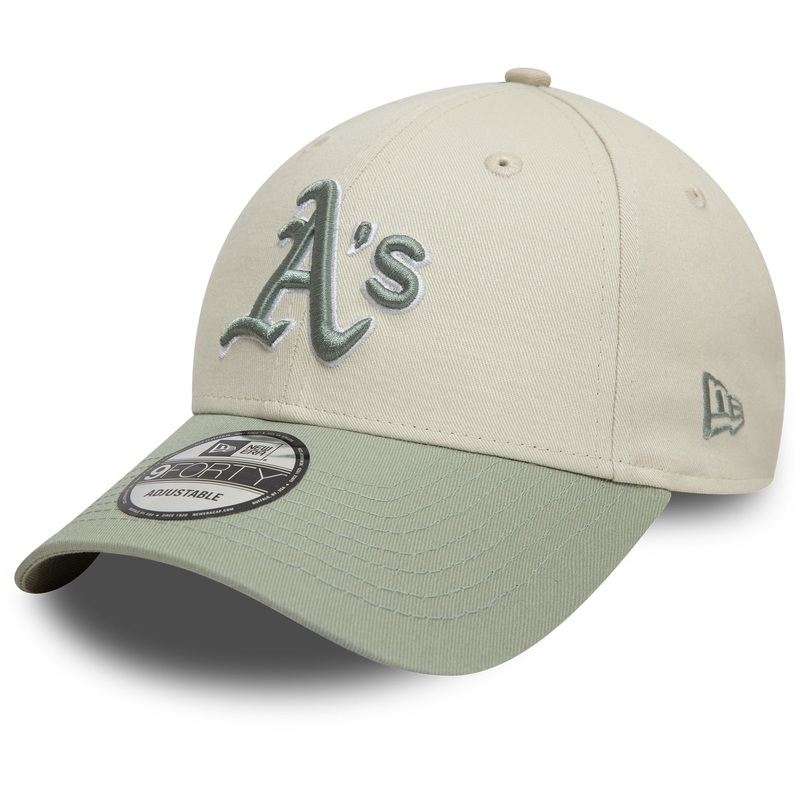 Oakland Athletics 9FORTY World Series Patch Ivory/Green Cap One Size