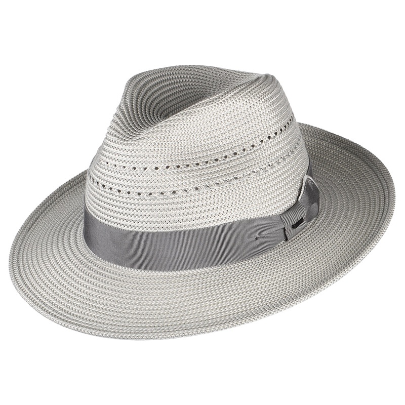 Bailey Hats Eli Fedora Hat – Grey S