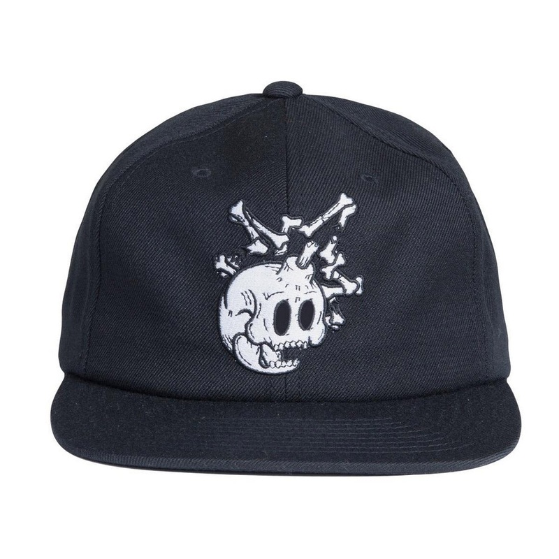 The Hundreds Bones Snapback Hat (Black) One Size