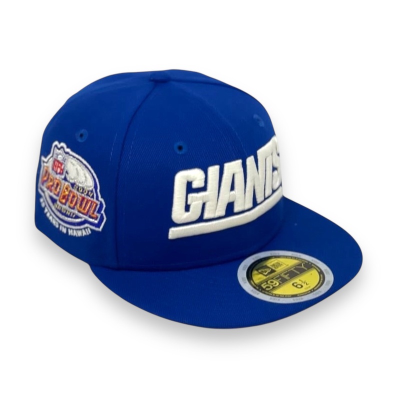 (KIDS) NEW YORK GIANTS (ROYAL) “2004 PRO BOWL” NEW ERA 59FIFTY FITTED 63/8