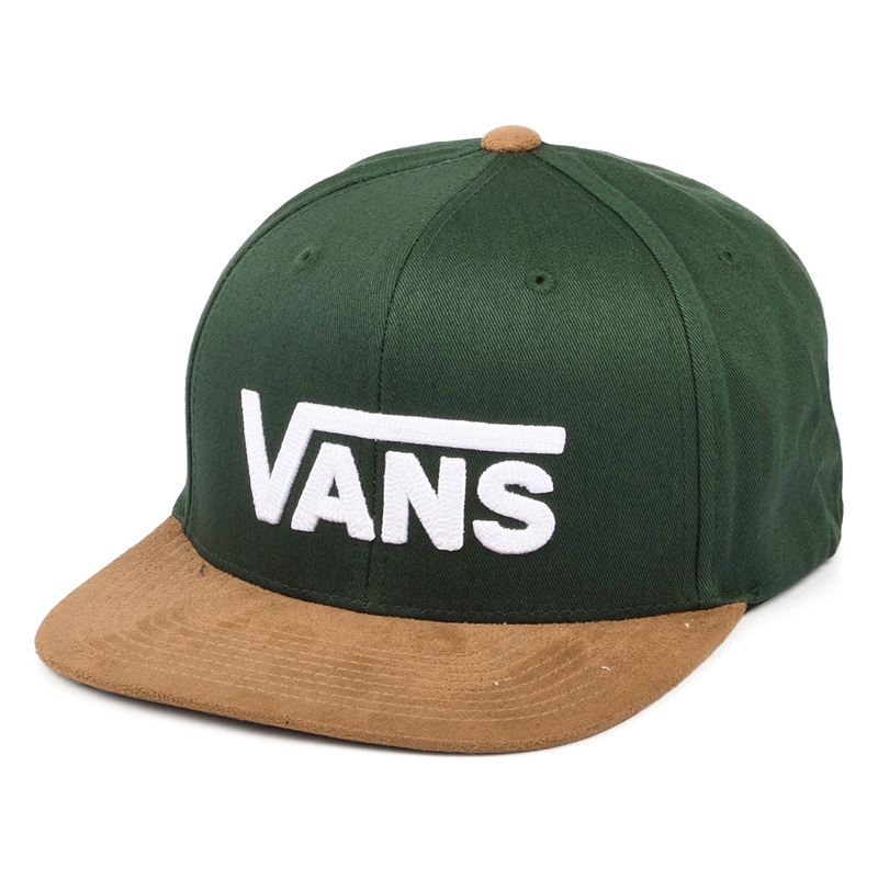 Vans Hats Drop V II Snapback Cap – Forest-Tan Adjustable