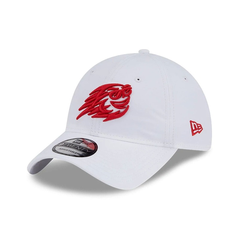 Fireballs LIV Golf 2025 White 9TWENTY Adjustable Cap OSFM