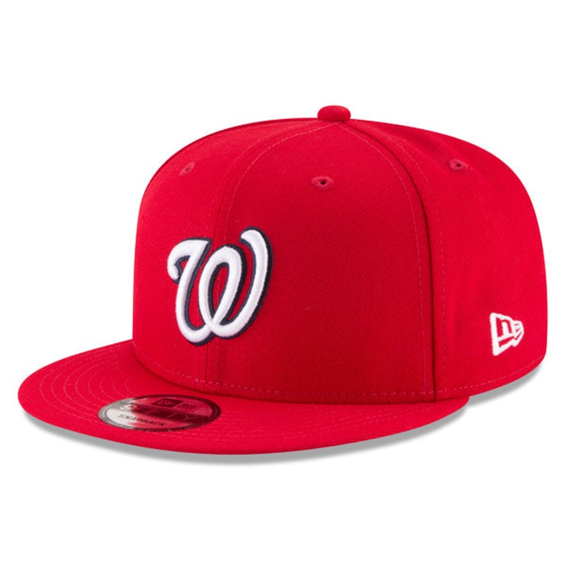Washington Nationals New Era CLASSIC Home 9Fifty Snapback MLB Hat – Red