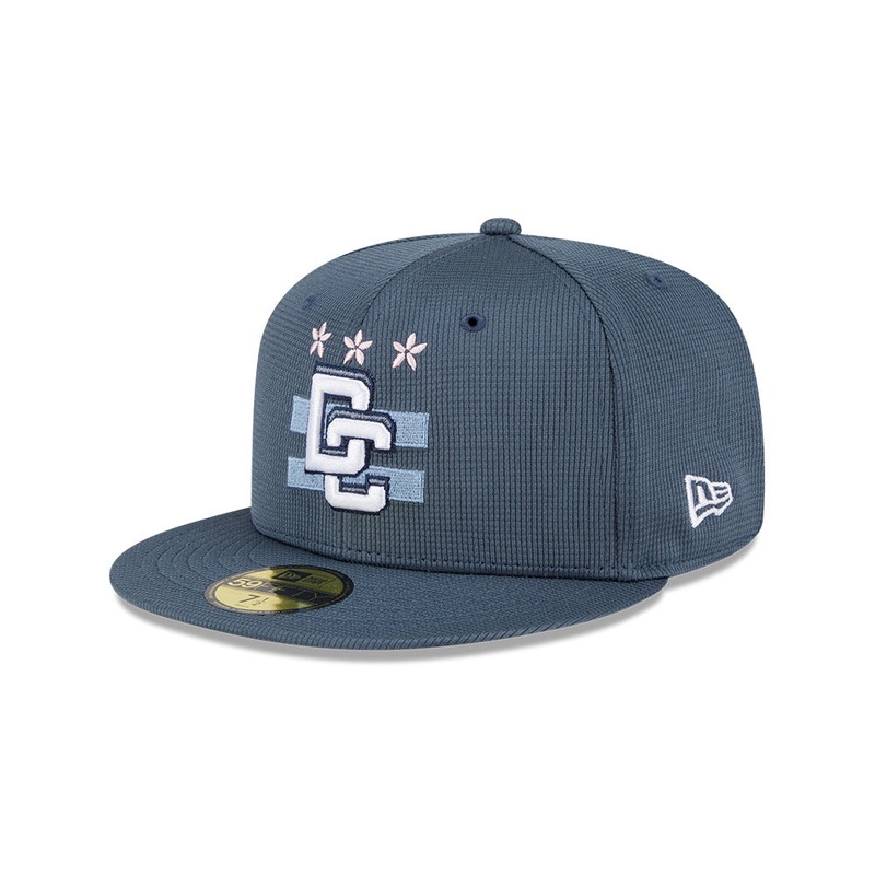 Washington Nationals New Era 2025 City Connect Batting Practice 59FIFTY Fitted Hat – Blue 6 7/8