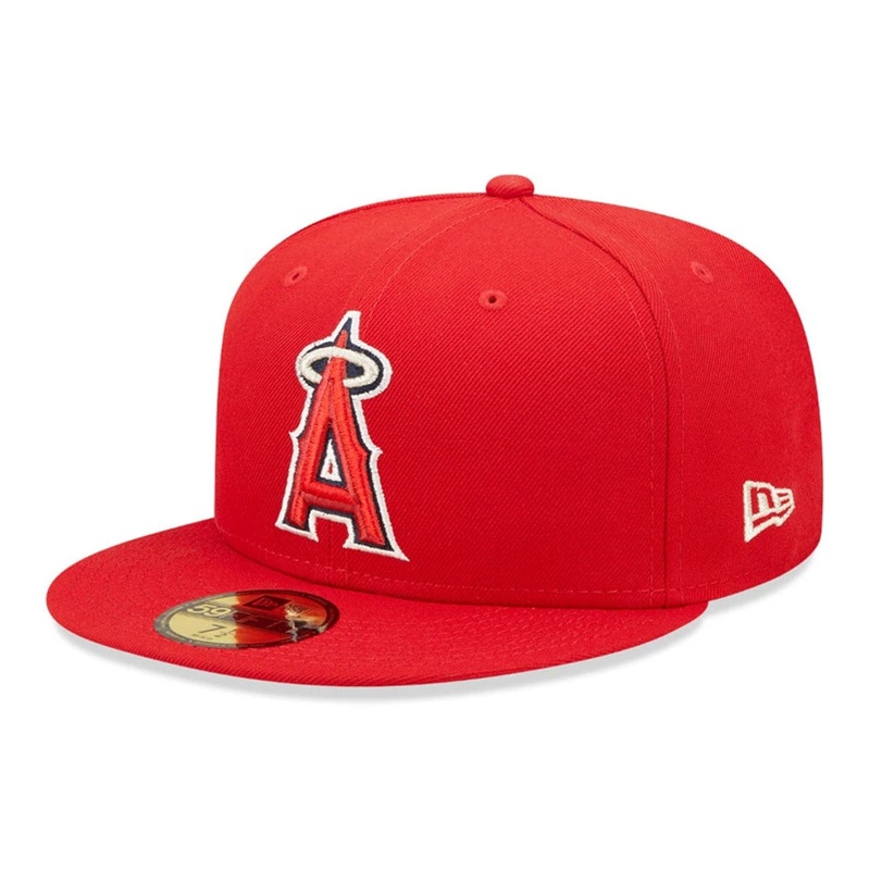 LA Angels Authentic On Field Red 59FIFTY Cap 6 7/8