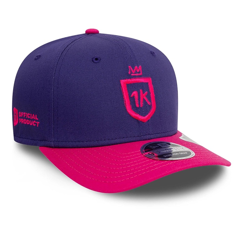1K FC Kings League Draft Dark Purple 9SEVENTY Stretch Snap Adjustable Cap OSFM